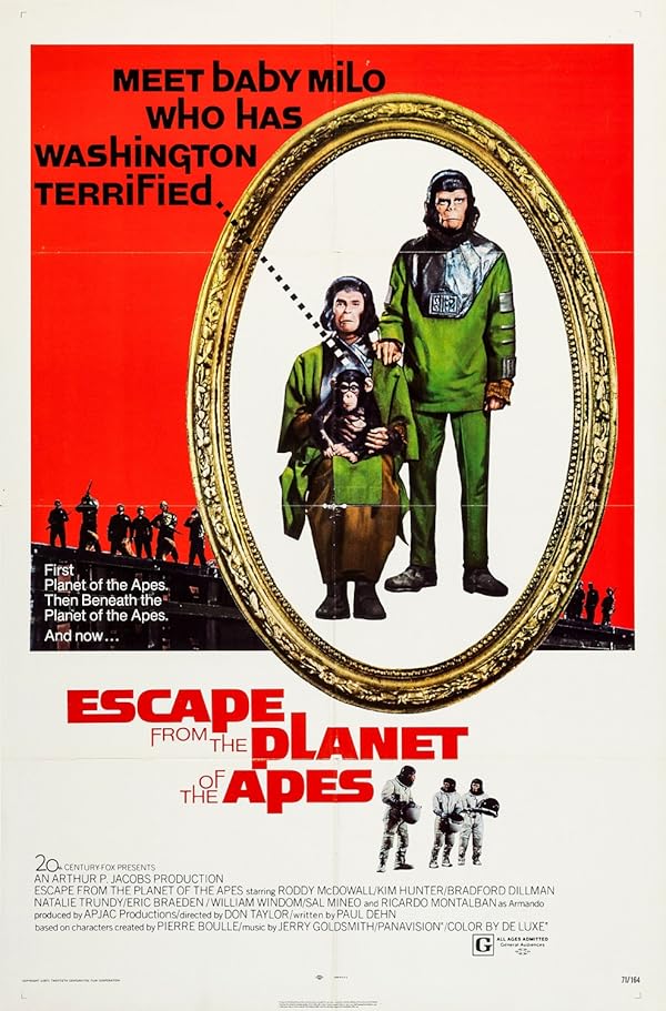 دانلود فیلم فرار از سیاره میمون ها | 1971 Escape from the Planet of the Apes